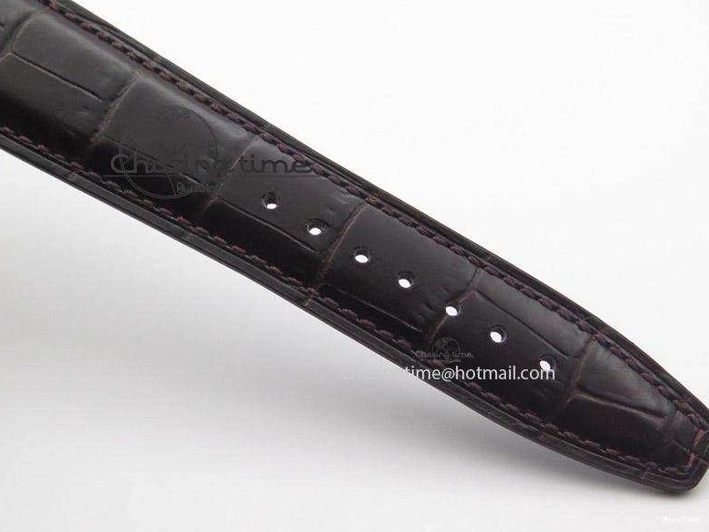 MIROTIME 0303 Affordable Ingeniuer St.Laurens SS Brown Dial MK 1:1 Best Edition On Black Leather Strap A 7365